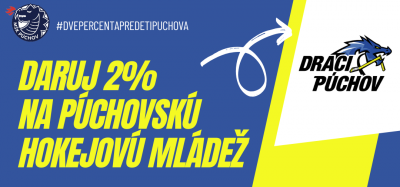 Darujte 2% na hokej